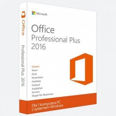 Office 2016 Professional Plus na Windows RETAIL FPP / po polsku / klucz / szybka wysyłka