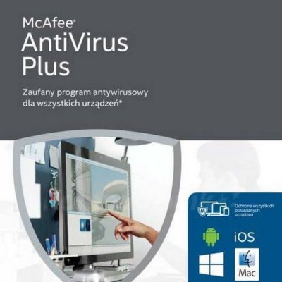 McAfee AntiVirus 2021 1 urządzenia / 1 rok / po polsku / klucz elektroniczny / szybka wysyłka